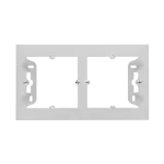 Simon 55 WMDZ-203xxx-143 Puszka natynkowa 2-krotna do ramek LINE/DUO. Wyokość: 40mm; Aluminium mat