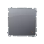 Simon Basic WMUL-060xxx-4011 Łącznik schodowy (moduł) 10AX, 250V~, szybkozłącza; srebrny mat