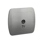 Simon Akord WMAA-43000x-D013 Gniazdo antenowe pojedyncze. Montaż na łapki lub wkręty; aluminiowy