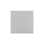 Simon 55 WMDZ-612xxx-143 Zaślepka ramki bez mostka – mocowanie tylko na zatrzask do ramki; Aluminium mat