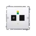 Simon Basic WMUE-011000-1013 Gniazdo ekwipotencjalne pojedyncze (moduł); biały