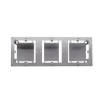 WMYZ-203xxx-J012 Puszka natynkowa płytka (31mm) potrójna; stal inox
