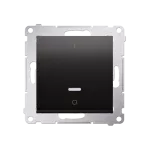 Simon 54 WMDL-021xxx-048 Łącznik dwubiegunowy z podświetleniem LED (moduł) 10AX, 250V~, szybkozłącza; antracyt