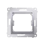 Simon 54 WMDZ-74x3xx-043 Adapter (przejściówka) na osprzęt standardu 45 × 45 mm; srebrny mat Do gniazd teleinformatycznych Simon Connect