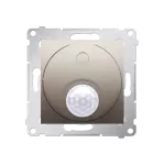 Simon 54 WMDR-001R00-044 Łącznik z czujnikiem ruchu z przekaźnikiem (moduł) 8(2) A, 230V~; złoty mat Wymagana instalacja 3-przewodowa