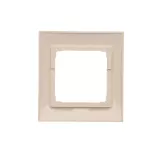 Simon 54 Premium WMDZ-0110xx-041 Ramka 1-krotna PREMIUM IP20 / IP44; kremowy