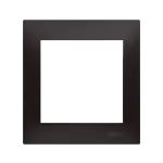 Simon 54 Premium WMDZ-0110xK-048 Ramka 1-krotna PREMIUM do puszek karton-gips IP20 / IP44; antracyt