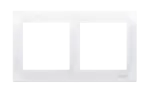 Simon 54 Premium WMDZ-0120xK-011 Ramka 2-krotna PREMIUM do puszek karton-gips IP20 / IP44; biały