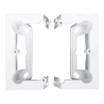 Simon 54 Premium WMDZ-22xCxx-011 Puszka natynkowa pojedyncza, składana do ramek Simon 54 PREMIUM. Głębokość 40 mm (1 szt. DSC/.. = 2 elementy); biały