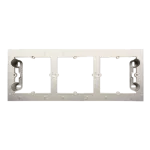 Simon 54 Premium WMDZ-203xxx-041 Puszka natynkowa 3-krotna do ramek PREMIUM. Głębokość 35 mm; kremowy