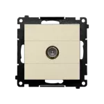 Simon 55 WMDA-11000x-144 Gniazdo antenowe TV pojedyncze (moduł). Do instalacji indywidualnych; Szampański mat