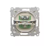 Simon 55 WMDA-11000x-144 Gniazdo antenowe TV pojedyncze (moduł). Do instalacji indywidualnych; Szampański mat