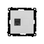 Simon 55 WMDA-P91xx4-143 Gniazdo telefoniczne pojedyncze RJ12 (moduł); Aluminium mat