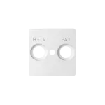 Simon 82 W8-2097-30XXX-XXXX Pokrywa do gniazd RTV-SAT; biały