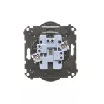 Simon 55 WMDW-00210N-149 Gniazdo wtyczkowe podwójne z uziemieniem z przesłonami (moduł) 16 A, 250 V~, szybkozłącza; Czarny mat