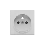 Simon 55 WMDW-P01111-143 Pokrywa gniazda wtyczkowego pojedynczego do: SGZ1CM, SGZ1M; Aluminium mat