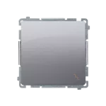 Simon Basic WMUL-060x2x-J011 Łącznik schodowy (moduł) 16AX, 250V~, zaciski śrubowe; stal inox