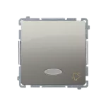 Simon Basic WMUL-091xxx-H011 Przycisk dzwonek z podświetleniem LED (moduł) 10AX, 250V~, szybkozłącza; satynowy