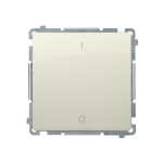 Simon Basic WMUL-020x2x-9011 Łącznik dwubiegunowy (moduł) 16AX, 250V~, zaciski śrubowe; beż