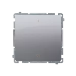 Simon Basic WMUL-020x2x-J011 Łącznik dwubiegunowy (moduł) 16AX, 250V~, zaciski śrubowe; stal inox