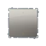 Simon Basic WMUL-020x2x-H011 Łącznik dwubiegunowy (moduł) 16AX, 250V~, zaciski śrubowe; satynowy