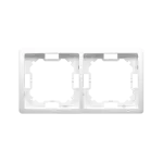 Simon Basic Standard WMYZ-04220x-1013 Ramka 2-krotna – uniwersalna poziom i pion; biały