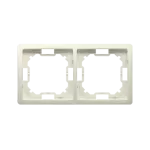 Simon Basic Standard WMYZ-04220x-9013 Ramka 2-krotna – uniwersalna poziom i pion; beż