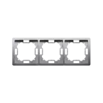 Simon Basic Standard WMYZ-04320x-J013 Ramka 3-krotna – uniwersalna poziom i pion; stal inox