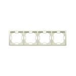 Simon Basic Standard WMYZ-04420x-9013 Ramka 4-krotna – uniwersalna poziom i pion; beż