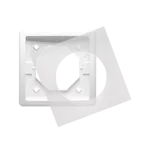 Simon Basic Standard WMYZ-04121x-1013 Ramka 1-krotna do wersji bryzgoszczelnej IP44 z uszczelką; biały