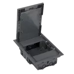 Simon Connect TSC-KF200-1 Puszka podłogowa 4x K45 + 2x K45/2, montaż modułów kątowy; szary