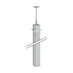 Simon Connect TSC-ALK1100-8 Kolumna 1-stronna, wys.3m, 70x60mm; aluminium