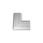 Simon Connect TSC-TKA011110-8 Kąt prosty, do góry Cablomax 130x55mm; aluminium