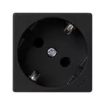 Simon Connect TSC-KL01-14 Gniazdo K45 schuko 16A/230V~, wskaźnik zasilania; czarny
