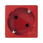 Simon Connect TSC-KLS01-6 Gniazdo K45 DATA z kluczem, schuko 16A/230V~,ze wskaźnikiem zasilania; czerwony