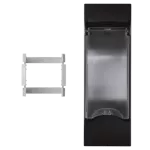 Simon Connect TSC-KF03-14 Płytka 45x135mm (3x K45) z pokr. do aparatury modułowej 2-pol.; kanały, Ofiblok, ALK; czarny