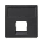 Simon Connect TSC-K076-14 Płytka K45, 1x RJ bez osłon; uniwersalna; czarny