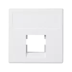 Simon Connect TSC-K076-9 Płytka K45, 1x RJ bez osłon; uniwersalna; czysta biel