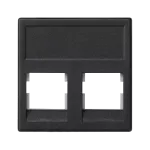 Simon Connect TSC-KB045-14 Płytka K45, 2x RJ bez osłon; 3M Volition OCK; czarny