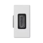 Simon Connect TSC-K129B-9 Płytka K45/2 adapter HDMI-HDMI 22,5x45mm + wkład; czysta biel