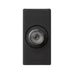 Simon Connect TSC-K102B-14 Płytka K45/2 gn. TV żeńskie 22,5x45mm + wkład; czarny