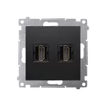 Simon 54 WMDH-0XXXX2-049 Gniazdo HDMI podwójne (moduł); czarny