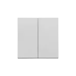 Simon 55 WMDL-K015xx-143 Klawisz podwójny do: SW5M, SP2M; Aluminium mat