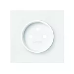 Simon 100 W100-10020120x-230 Panel 1-krotny: 1 gniazdo zasilające; biały mat