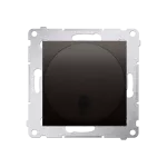 Simon 54 WMDS-007x0x-046 Ściemniacz naciskowy i zdalnie sterowany (moduł) 20–500 W; brąz mat