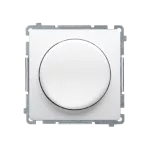 Simon Basic WMUR-01010x-1011 Ściemniacz naciskowo-obrotowy jednobiegunowy do LED ściemnialnych 230V (moduł); biały