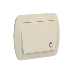 Simon Akord WMAL-480xxx-9012 Przycisk światło 10AX, 250V~, zaciski śrubowe; beż