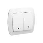 Simon Akord WMAL-440xxx-1012 Przycisk roletowy 10AX, 250V~, zaciski śrubowe; biały