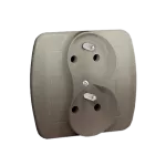 Simon Akord WMAW-13210x-H012 Gniazdo wtyczkowe z uziemieniem podwójne, z funkcją niezmienności faz, Σ16A, 250V~, zaciski śrubowe; satynowy