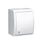 Simon Aquarius WMQL-371xxx-1011 Łącznik krzyżowy bryzgoszczelny IP54 z podświetleniem, 10AX, 250V~, zaciski śrubowe; biały